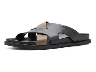 Kenneth Cole Wassen Mens Sandals Black Leather : 13 M, Leather/Synthetic