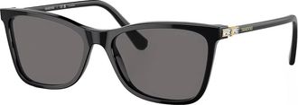 Swarovski SK 6004 100181 55mm Womens Rectangle Sunglasses