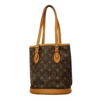 Louis Vuitton Pre-owned Bucket Bags, female, Brown, Size: ONE SIZE Pre-owned Petit Bucket Tote