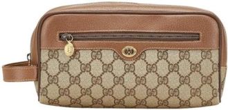Gucci Pre-owned Cross Body Bags, male, Beige, Size: ONE SIZE Pre-owned Plastic gucci-bags