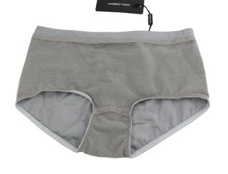 Dolce & Gabbana Womens Underwear Silver With Net Silk Bottoms Cotton Clothing