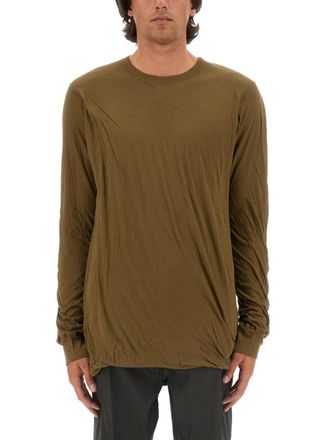 Rick Owens Brown Crew Neck T-Shirt