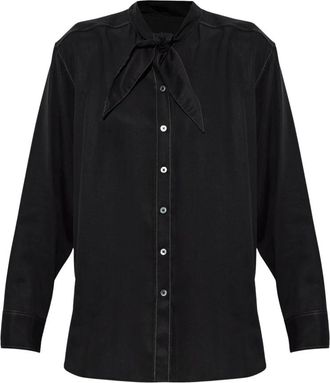 Paul Smith Oversized Shirt - Dames - Blouses - Zwart - S - Overhemden