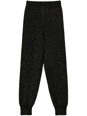 Twin-Set knitted joggers - Black