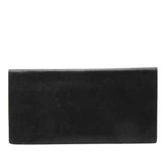 Herm&egrave;s Pre-owned Wallets, female, Black, Size: ONE SIZE Pre-owned Passport Holder