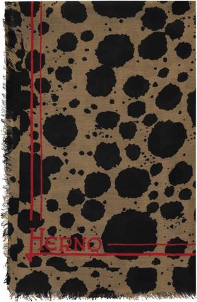 Herno Wollen en Zijden Sjaal - Dames - Wintersjaals - Veelkleurig - ONE Size - Wol - Accessoires