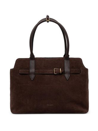 Marc O'Polo large buckle-strap tote bag - Brown