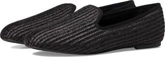 Birdies The Starling Flat Womens Shoes Black Raffia : 10.5 M, Suede