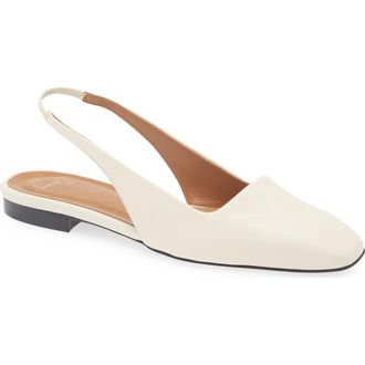 ATP Atelier Plieso Slingback Flat in Linen at Nordstrom Rack, Size 10Us / 40Eu