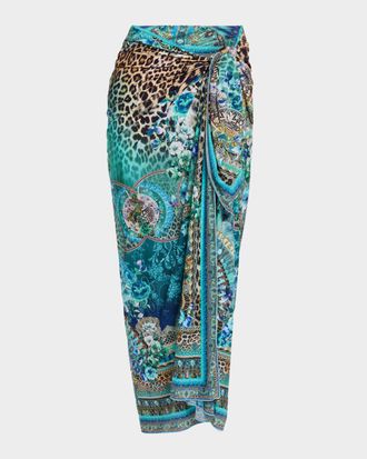 Camilla Flamenco Euphoria Long Sarong Coverup