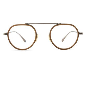 Mr. Leight KINGSTON C Demo Round Eyeglasses ML3029 CITR-ATG 46