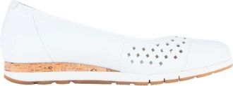 Gabor Damesloafer - Wit - Dames - Ballerinas - Wit - 42 EU - Leer - Schoenen