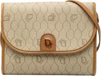 Dior Pre-owned Cross Body Bags, female, Beige, Size: ONE SIZE Pre-owned Crossbody Bag