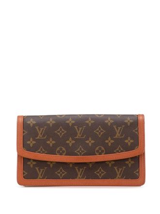 Louis Vuitton 1990 Monogram Pochette Dame PM clutch bag - unisex - Calf Leather/Canvas - One Size - Brown
