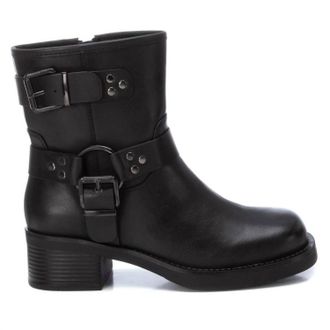 Xti Womens Biker Booties In Black