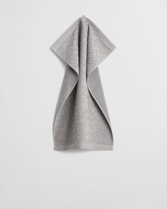 GANT Home decor Jacquard Herringbone Towel 50X70 (50x70) CONCRETE GREY