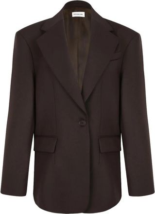 P.A.R.O.S.H. Oversized Blazer - Dames - Blazers - Bruin - S - Jassen
