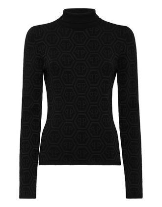 Philipp Plein Schildpadhals Ls Monogram