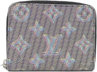 Louis Vuitton Pre-owned Monogram LV Pop Leder Portemonnee - Dames - Vintage Accessoires - Blauw - ONE Size - Leer - Vintage