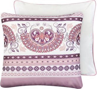 Beliani Beliani - Conjunto De 2 Cojines De Exterior Accesorios De Jard&iacute;n Estampados 45x45 Cm Violeta Tvista