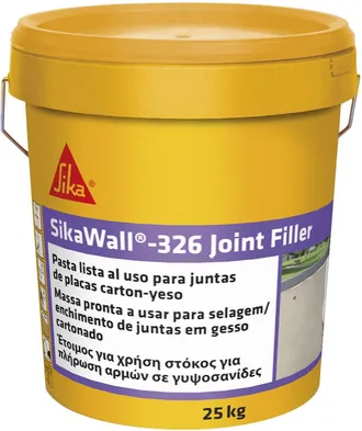 Sika Sika - Wall-326 Joint Filler Masilla Acrilica Lista Al Uso Para Juntas De Placa De Yeso Laminado Con Cinta De Refuerzo