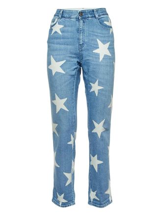 Stella McCartney 2024 star-print jeans - Blue