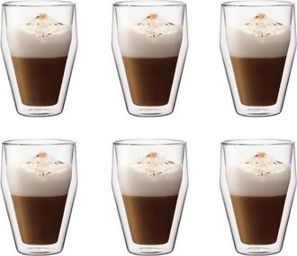 Bodum Set 6 Verres Thermo - Bodum - Titlis - Double Paroi - 0.35 L - Transparent