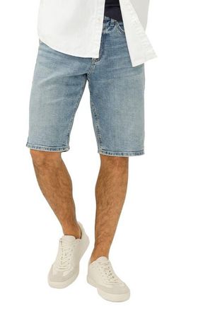 Silver Jeans Co Zac Relaxed Fit Denim Shorts in Split at Nordstrom, Size 29