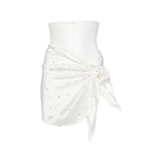 Os&eacute;ree Crystal-embellished Wrap-design Pareo