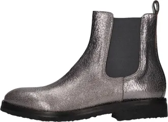 Del Carlo Naka Beatles Enkellaars - Dames - Chelseaboots - Grijs - 40 EU - Leer - Schoenen