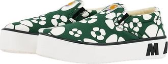 Marni x Carhartt Mens Paw Sneaker In Green