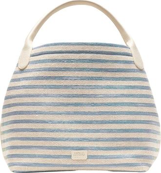 Frances Valentine Sweet Pea Raffia Top Handle Bag in Blue/Multi at Nordstrom