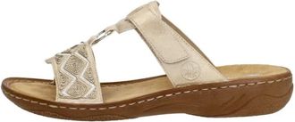 Rieker Open Teen - Dames - Sandalen - Wit - 43 EU - Leer - Schoenen