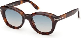 Tom Ford FT1344 NIKA-02 53P Womens Sunglasses Tortoiseshell Size 49
