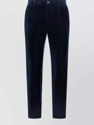 Dolce & Gabbana velvet classic-fit trousers