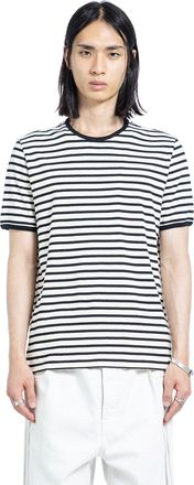 Ann Demeulemeester Aimar Standard T-Shirt in Brushed Striped Jersey