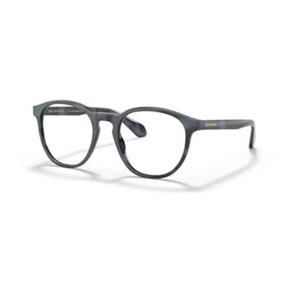 Giorgio Armani Gestreept Opal Grijs Montuur - unisex - Brillen - Grijs - 52 MM - Accessoires