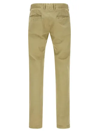 Incotex Stretch Cotton Trousers - Khaki