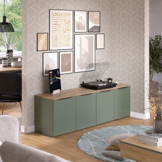 Vicco Conjunto De Sal&oacute;n Wido, Verde, 2 Partes, Vicco