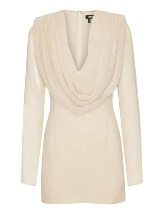 Rotate Chiffon ls Mini Dress