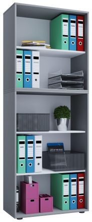 ebuy24 Ebuy24 - Estante De Madera Vcm De Pie Gabinete De Archivo De Ahorro De Espacio Dimensiones Aprox. An. 70 X Al. 184 X T. 37 Cm Estante Elegante De Pie 