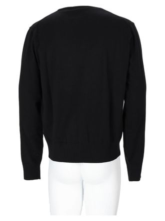 Vivienne Westwood Logo-Embroidered Cotton-Cashmere Sweater - Black