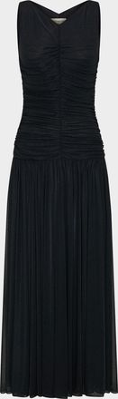 Nicholas Melia Sleeveless Ruched A-Line Maxi Dress