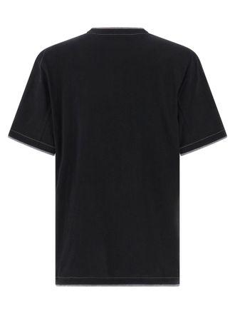 Brunello Cucinelli Double-Layer Cotton Jersey T-shirt - Black