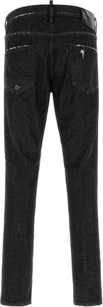 Dsquared2 Mens Teddy Jeans Black Cotton