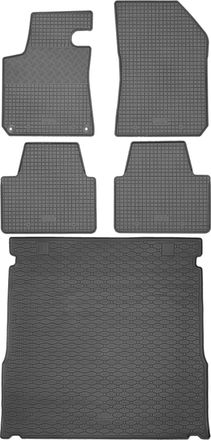 OEM Juego De Alfombrillas De Goma Para Coche Y Maletero Para Peugeot 308 Ii Sw (de Junio De 2014 A Noviembre De 2021)