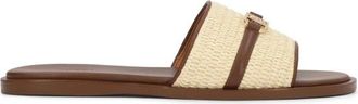 Kazar DIA Slide - Dames - Sandalen - Beige - 38 EU - Leer - Schoenen