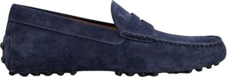Tod's Mocassino Gommino 22L - Heren - Loafers - Blauw - 43 1/2 EU - Leer - Schoenen