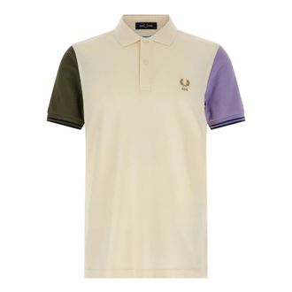 Comme Des Garçons Tops, Heren, Beige, M, Katoen, Cotton Piqué Polo Shirt