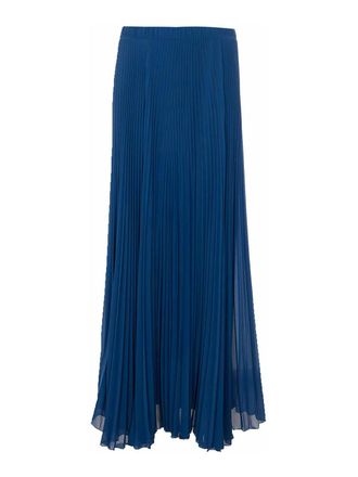 Patrizia Pepe Blue Pleated Skirt